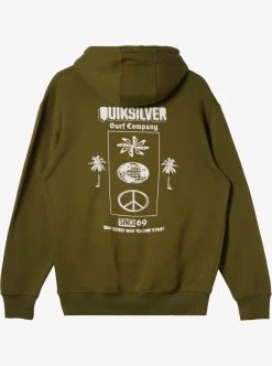 Mens Quiksilver Sweatshirts & Hoodies|E Rockin Hoodie Pullover Sweatshirt