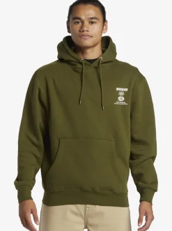 Mens Quiksilver Sweatshirts & Hoodies|E Rockin Hoodie Pullover Sweatshirt