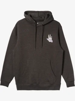 Mens Quiksilver Sweatshirts & Hoodies|E Rockin Hoodie Pullover Sweatshirt