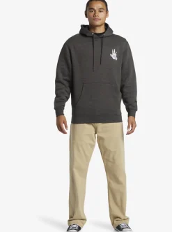 Mens Quiksilver Sweatshirts & Hoodies|E Rockin Hoodie Pullover Sweatshirt