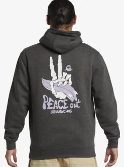 Mens Quiksilver Sweatshirts & Hoodies|E Rockin Hoodie Pullover Sweatshirt