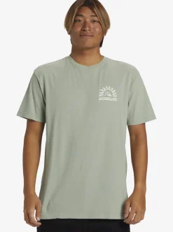 Mens Quiksilver Tees|Earthy Type T-Shirt
