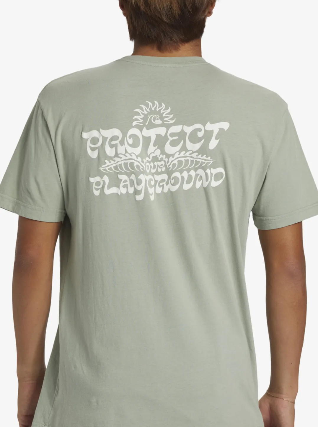 Mens Quiksilver Tees|Earthy Type T-Shirt