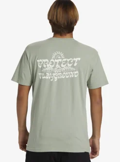 Mens Quiksilver Tees|Earthy Type T-Shirt