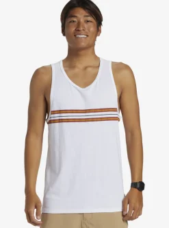 Mens Quiksilver Tees|Everyday Stripe Tank Top