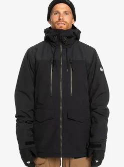 Mens Quiksilver Layers|Fairbanks Technical Snow Jacket