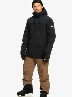 Mens Quiksilver Layers|Fairbanks Technical Snow Jacket