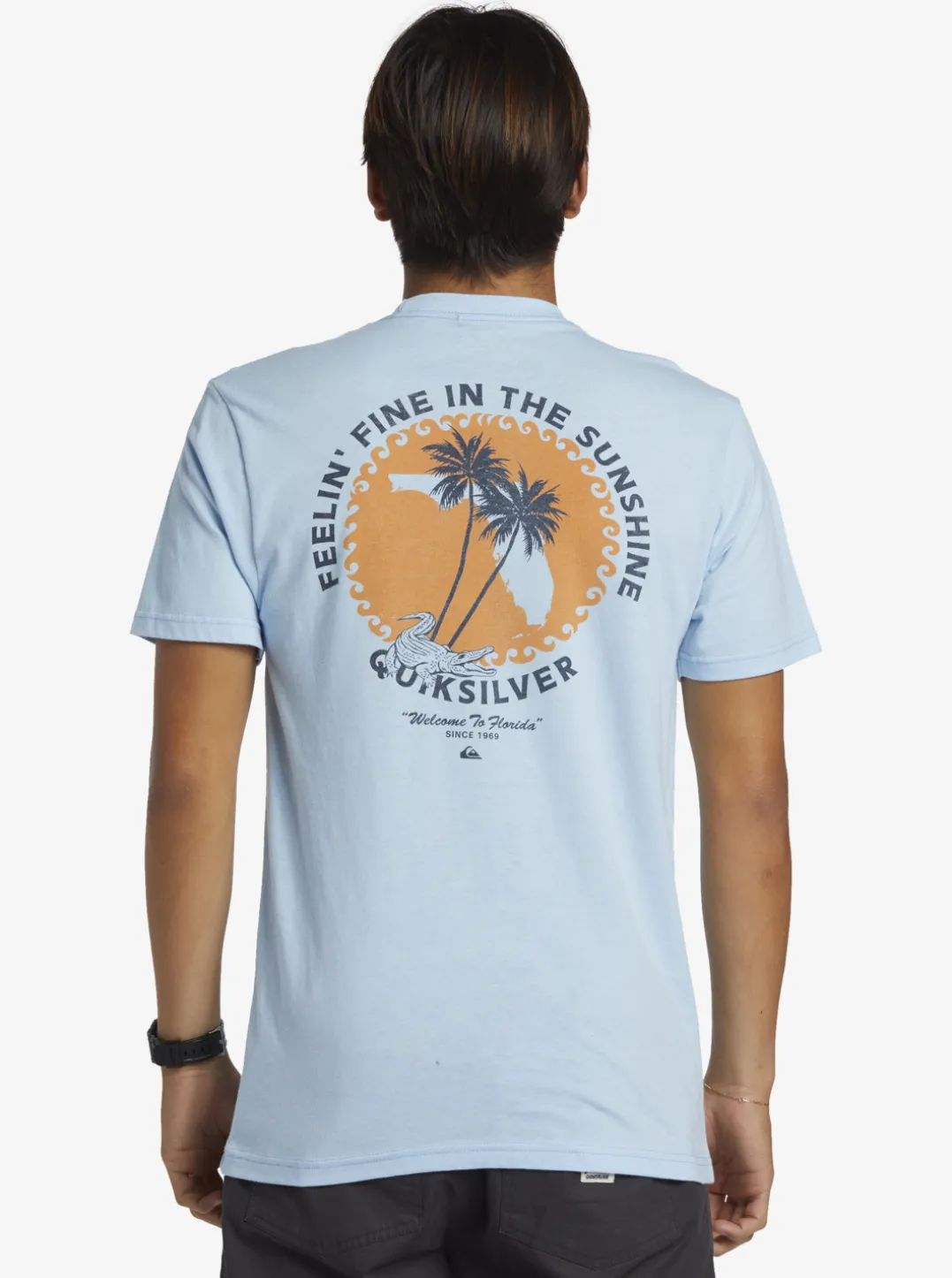 Mens Quiksilver Tees|Fl In The Sunshine T-Shirt