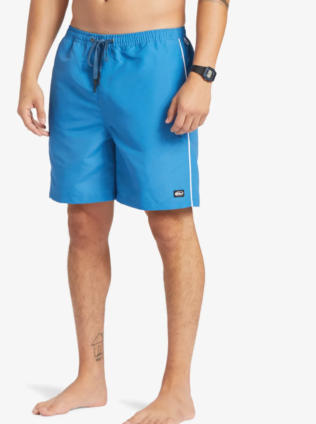 Mens Quiksilver Elastic Waist|Flight Volley 18" Elastic Waist Shorts