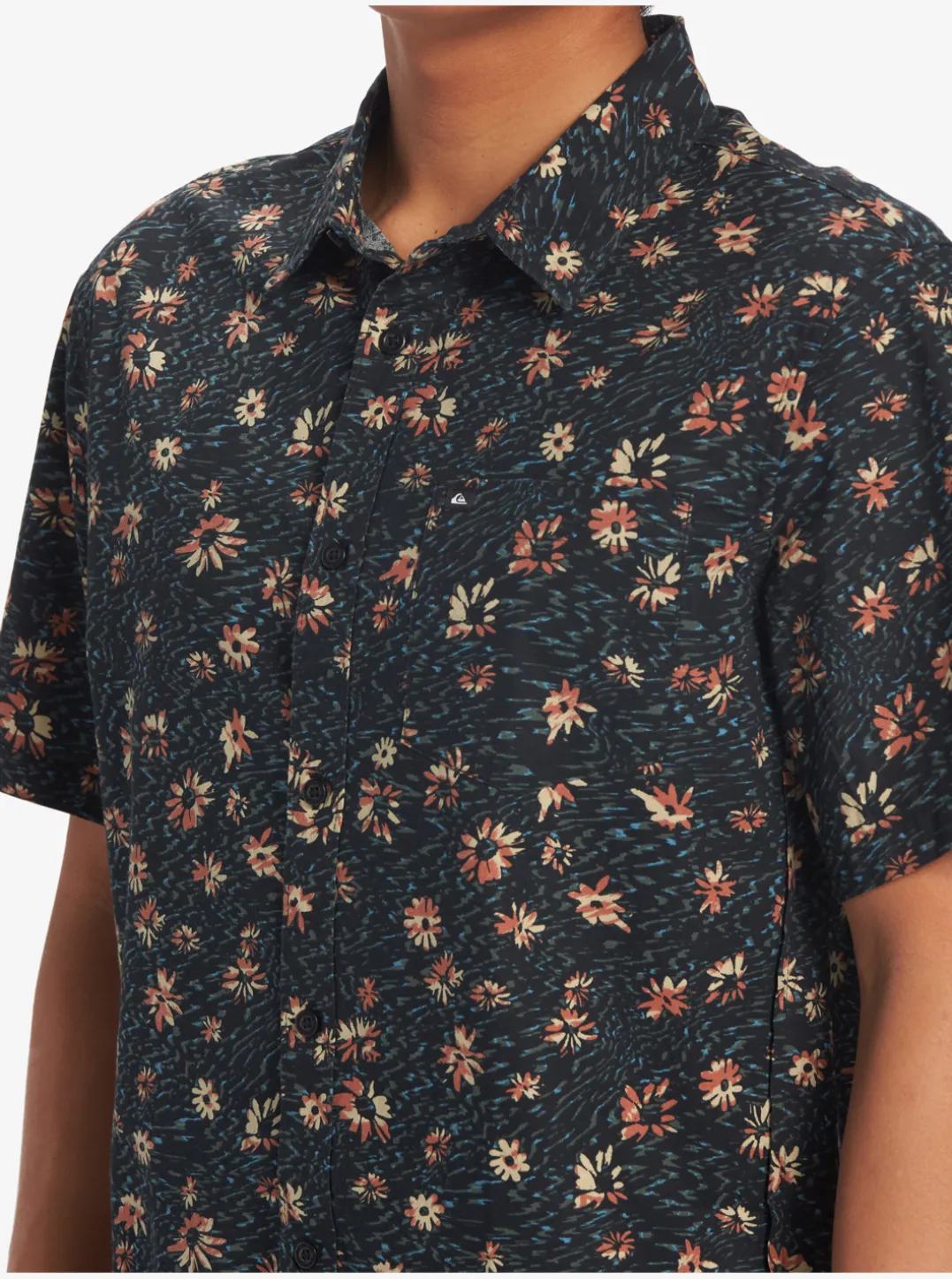 Mens Quiksilver Shirts & Polos|Future Hippie Short Sleeve Woven Shirt