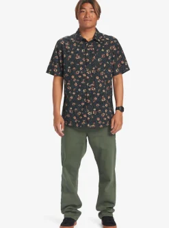 Mens Quiksilver Shirts & Polos|Future Hippie Short Sleeve Woven Shirt
