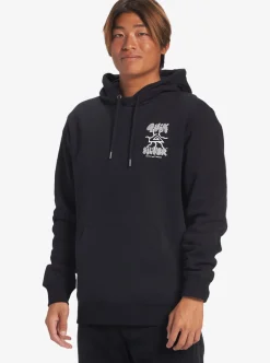 Mens Quiksilver Shirts & Polos|Global Force Fleece Crew Neck Sweatshirt