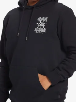 Mens Quiksilver Shirts & Polos|Global Force Fleece Crew Neck Sweatshirt