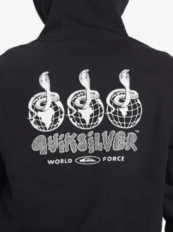 Mens Quiksilver Shirts & Polos|Global Force Fleece Crew Neck Sweatshirt