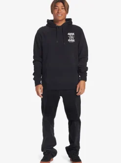 Mens Quiksilver Shirts & Polos|Global Force Fleece Crew Neck Sweatshirt