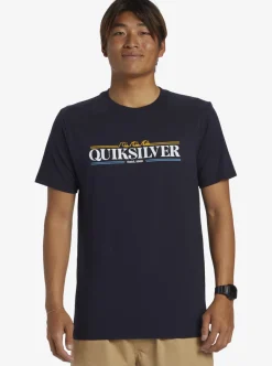 Mens Quiksilver Tees|Gradient Lines T-Shirt