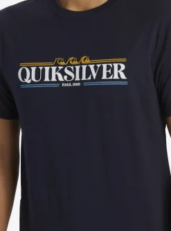 Mens Quiksilver Tees|Gradient Lines T-Shirt