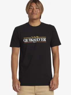 Mens Quiksilver Tees|Gradient Lines T-Shirt