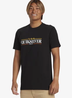 Mens Quiksilver Tees|Gradient Lines T-Shirt