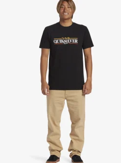 Mens Quiksilver Tees|Gradient Lines T-Shirt
