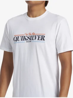 Mens Quiksilver Tees|Gradient Lines T-Shirt