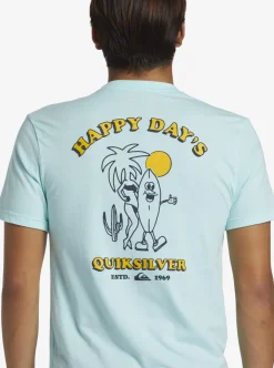 Mens Quiksilver Tees|Happy Days Mod T-Shirt
