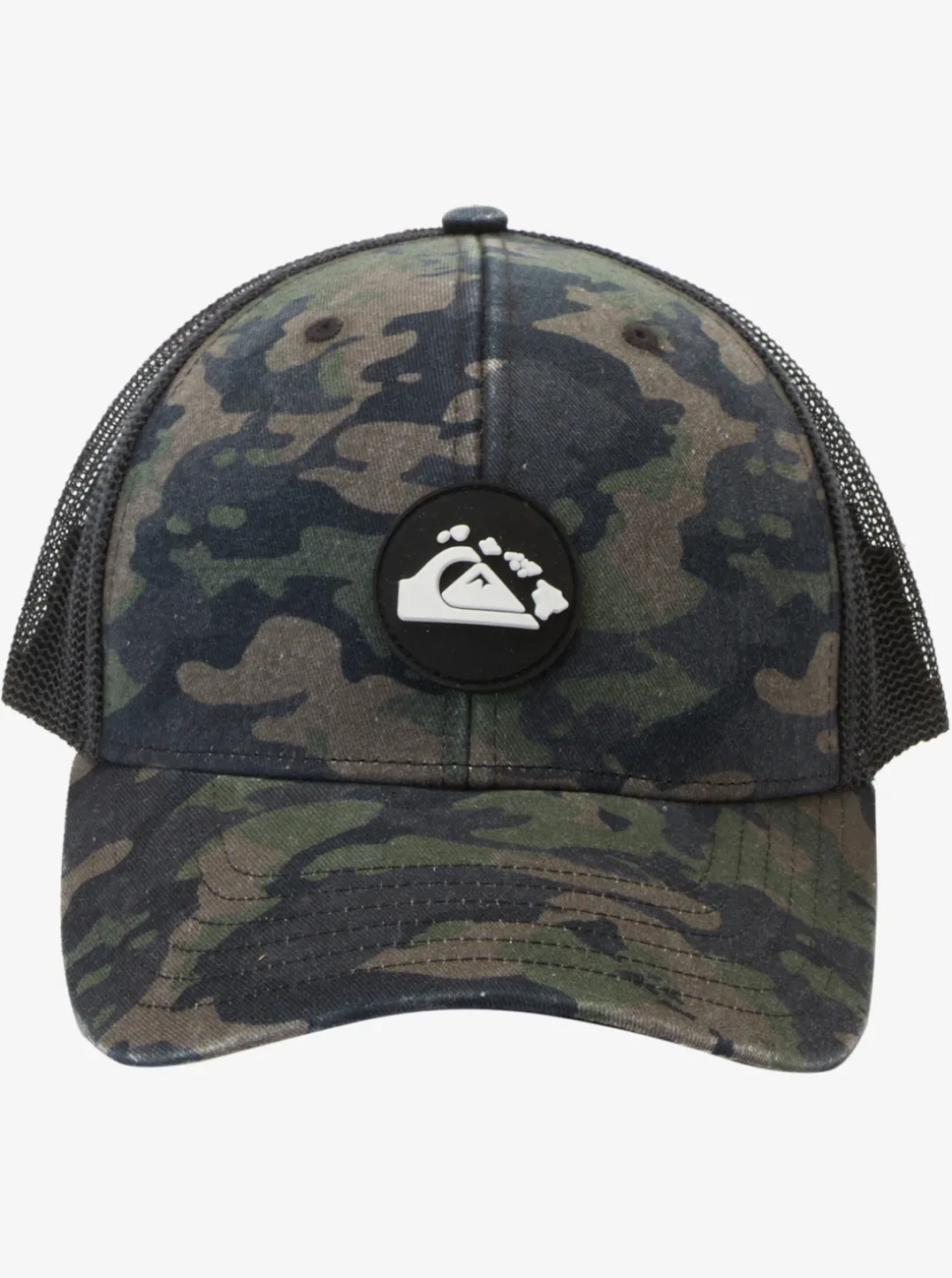 Mens Quiksilver Hats|Hawaii Islands Camo Trucker Hat
