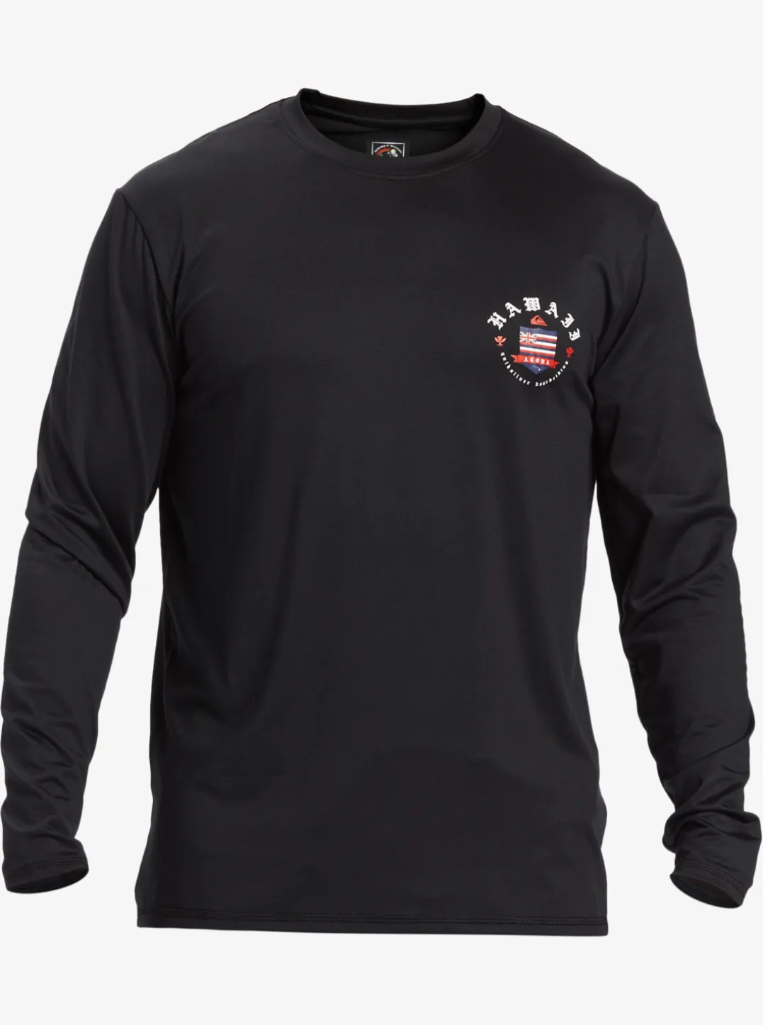 Mens Quiksilver Rashguards|Hawaii Royalty Upf 50 Long Sleeve Surf Tee