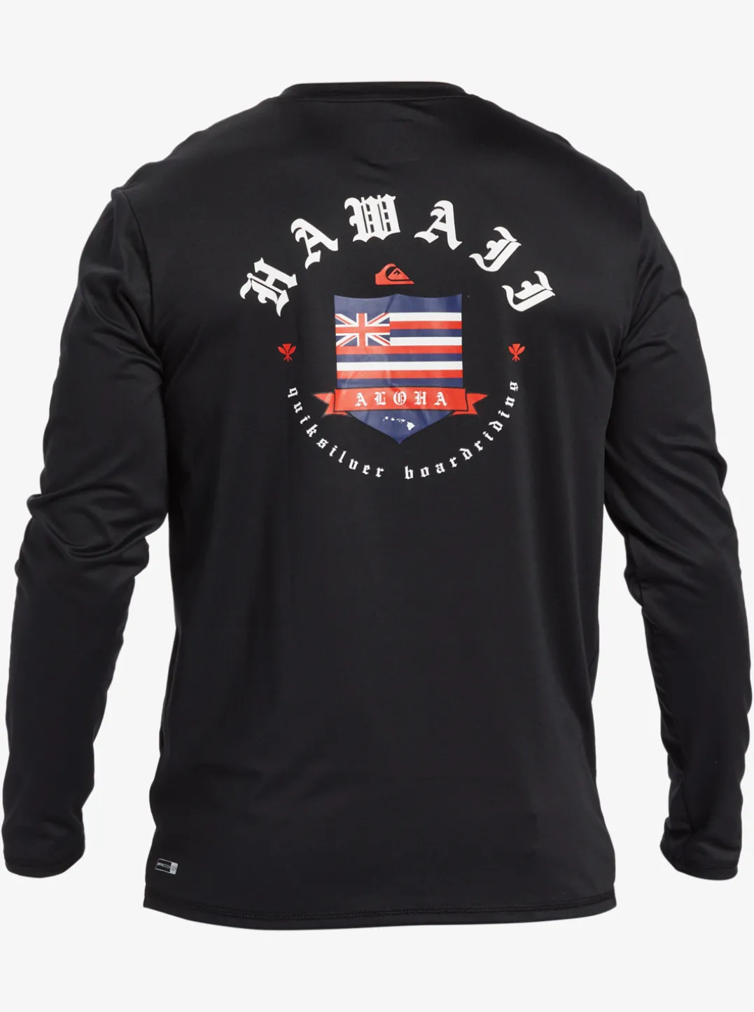 Mens Quiksilver Rashguards|Hawaii Royalty Upf 50 Long Sleeve Surf Tee