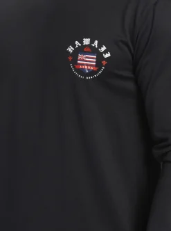 Mens Quiksilver Rashguards|Hawaii Royalty Upf 50 Long Sleeve Surf Tee