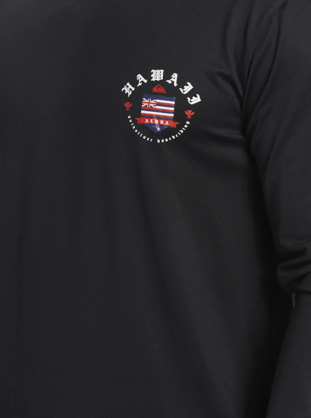 Mens Quiksilver Rashguards|Hawaii Royalty Upf 50 Long Sleeve Surf Tee