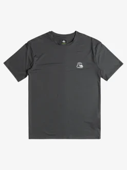 Mens Quiksilver Rashguards|Heritage Heather Short Sleeve Upf 50 Surf T-Shirt