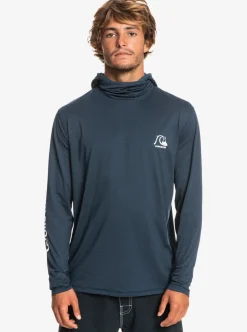 Mens Quiksilver Rashguards|Heritage Upf 50 Long Sleeve Surf Tee