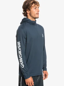 Mens Quiksilver Rashguards|Heritage Upf 50 Long Sleeve Surf Tee