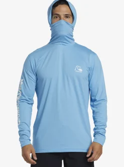 Mens Quiksilver Rashguards|Heritage Upf 50 Long Sleeve Surf Tee
