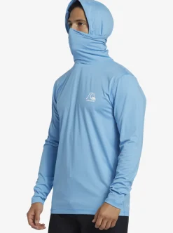 Mens Quiksilver Rashguards|Heritage Upf 50 Long Sleeve Surf Tee