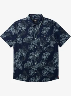 Mens Quiksilver Shirts & Polos|Hi Feel The Rhythm Short Sleeve Shirt