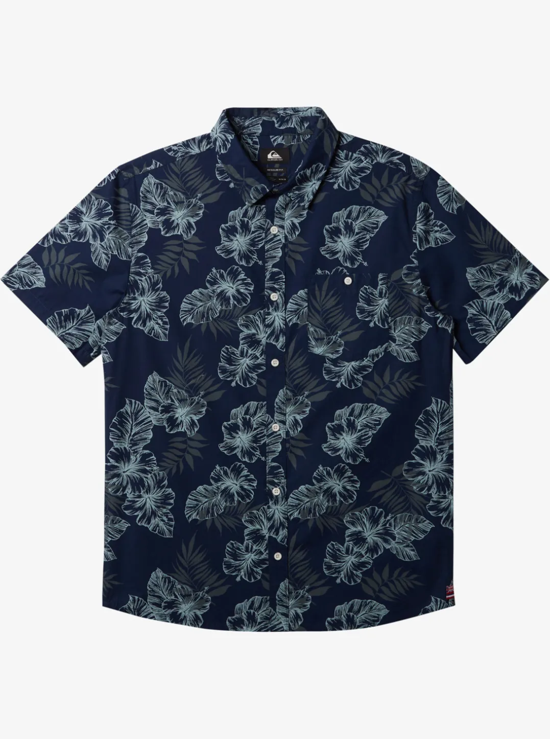 Mens Quiksilver Shirts & Polos|Hi Feel The Rhythm Short Sleeve Shirt