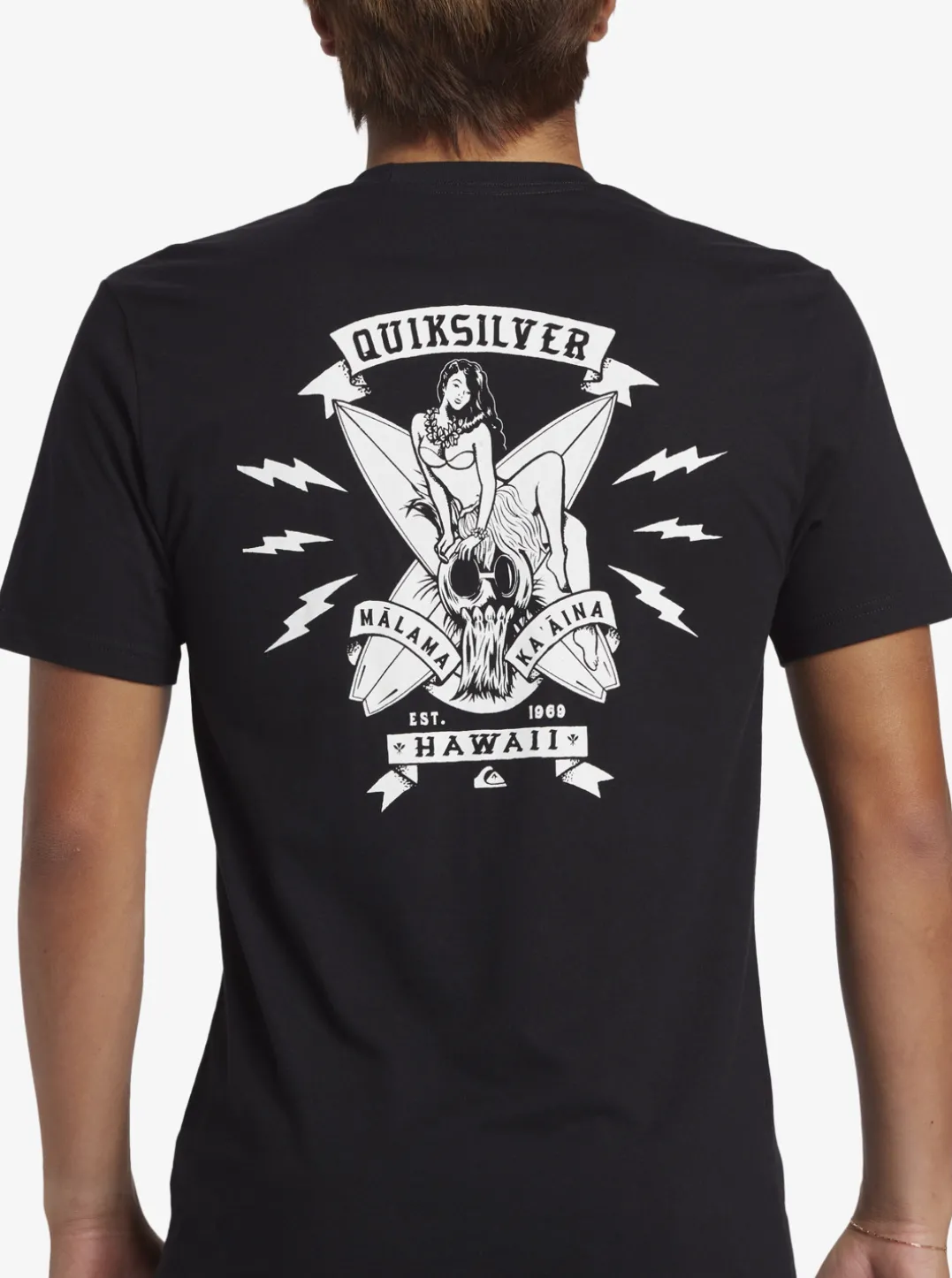 Mens Quiksilver Tees|Hi Flirting With Danger T-Shirt