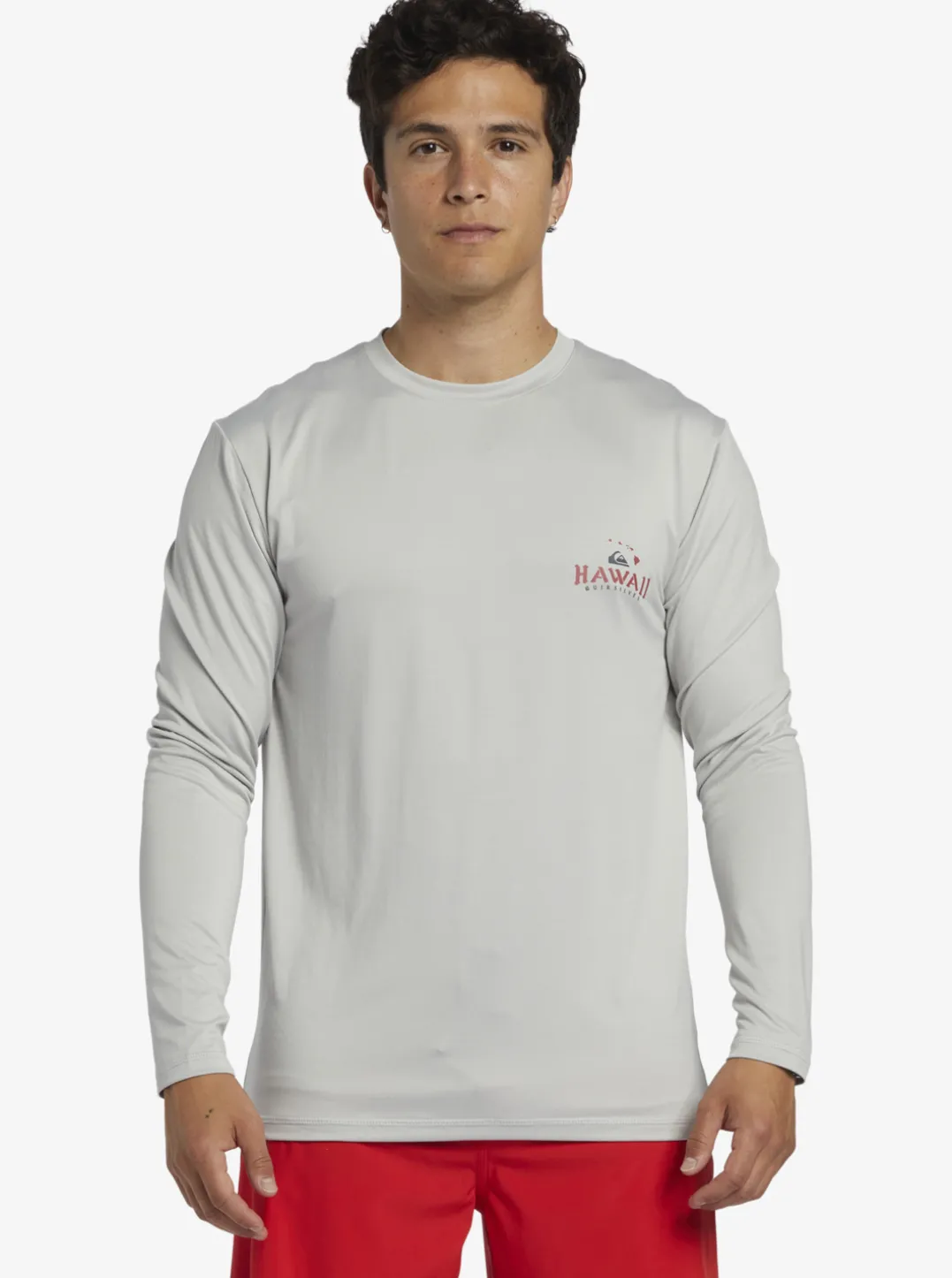 Mens Quiksilver Rashguards|Hi Royalty Surf Long Sleeve Upf 50 Surf T-Shirt