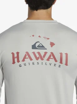 Mens Quiksilver Rashguards|Hi Royalty Surf Long Sleeve Upf 50 Surf T-Shirt