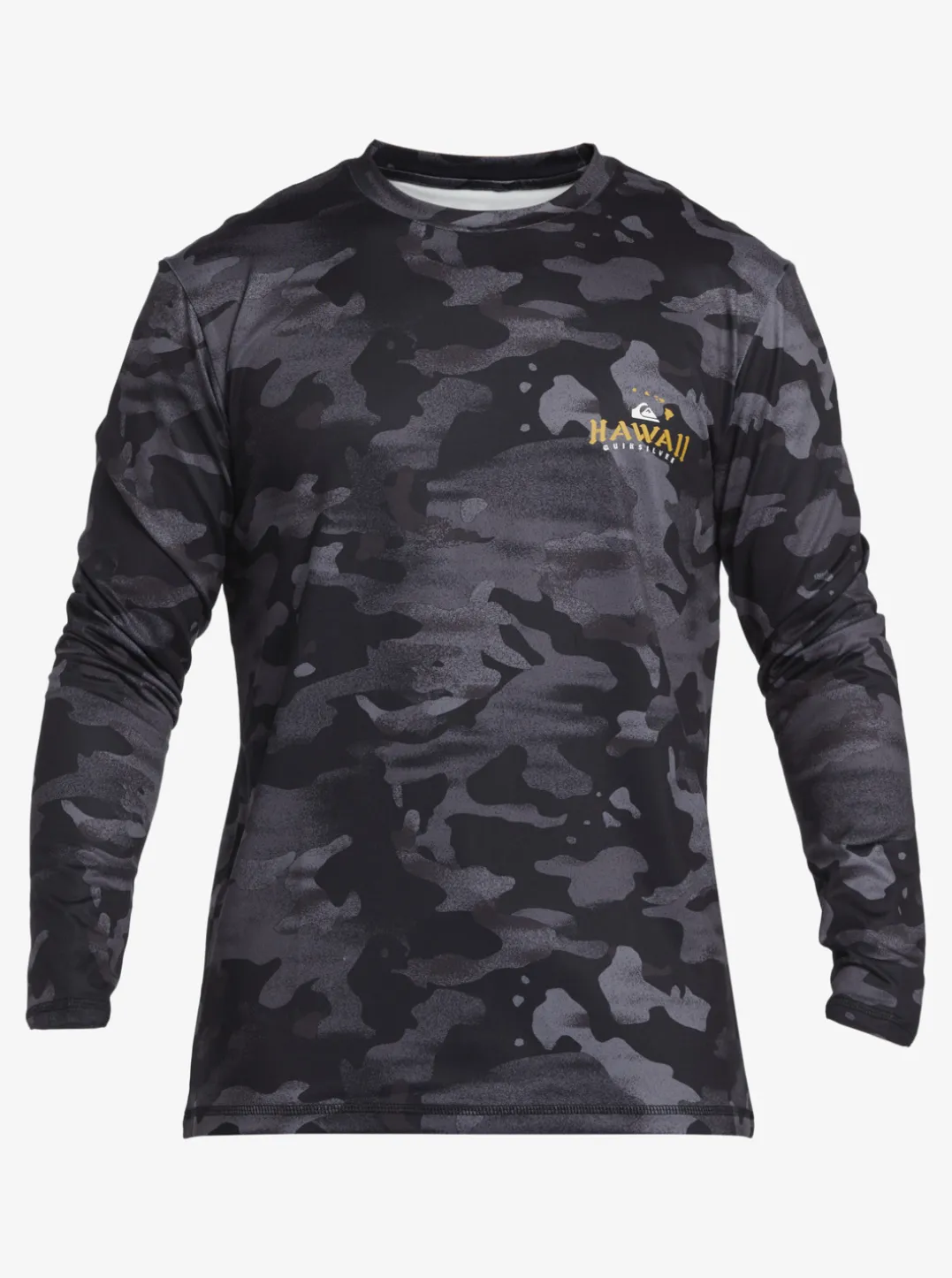 Mens Quiksilver Rashguards|Hi Royalty Surf Long Sleeve Upf 50 Surf T-Shirt