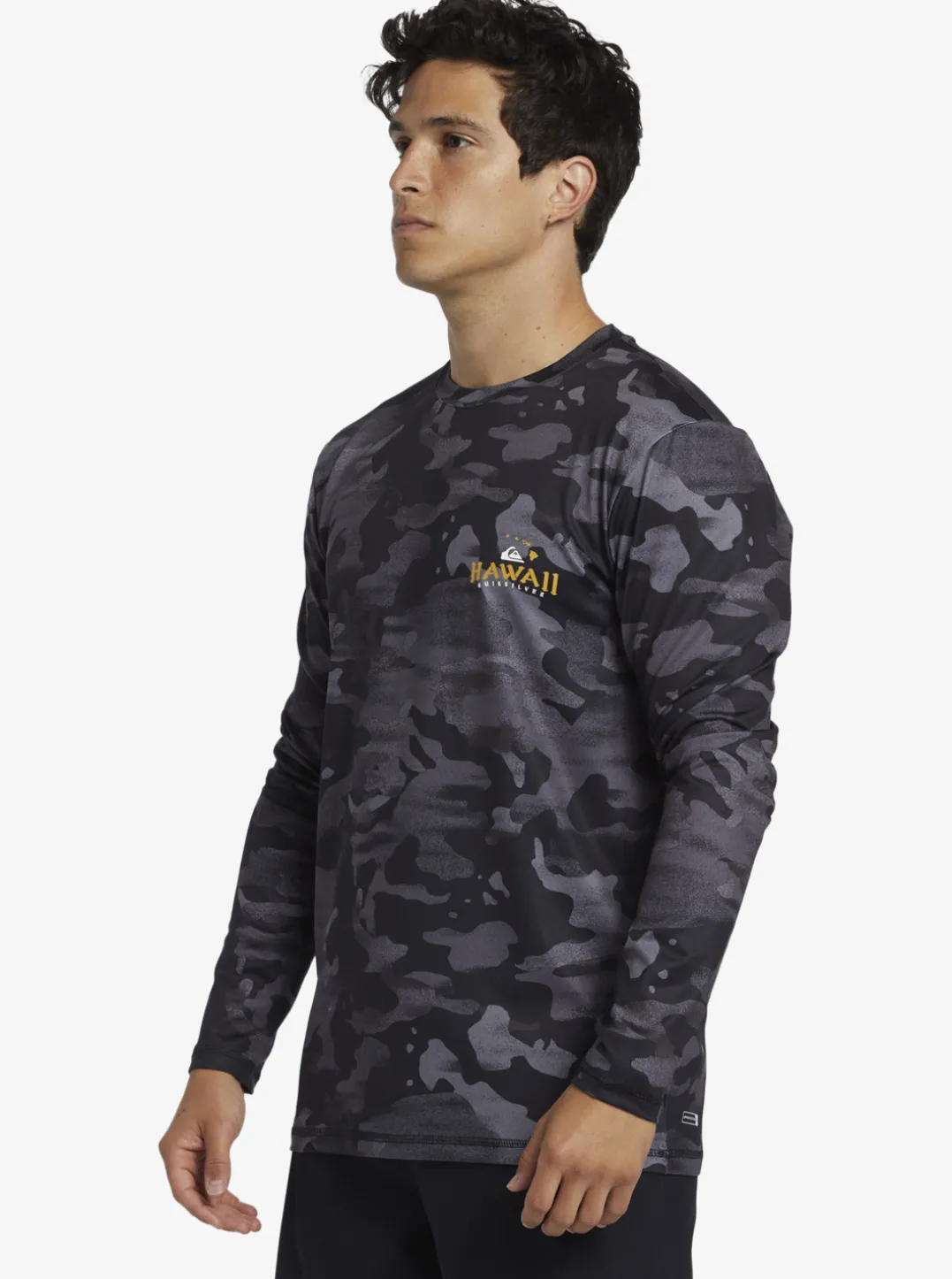 Mens Quiksilver Rashguards|Hi Royalty Surf Long Sleeve Upf 50 Surf T-Shirt