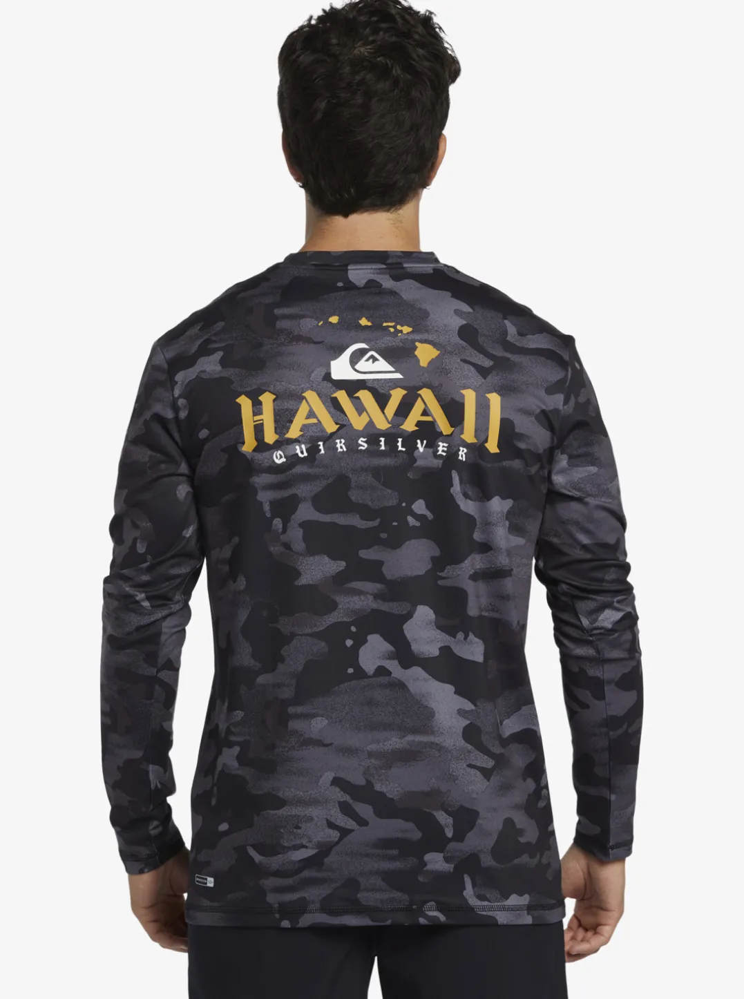 Mens Quiksilver Rashguards|Hi Royalty Surf Long Sleeve Upf 50 Surf T-Shirt