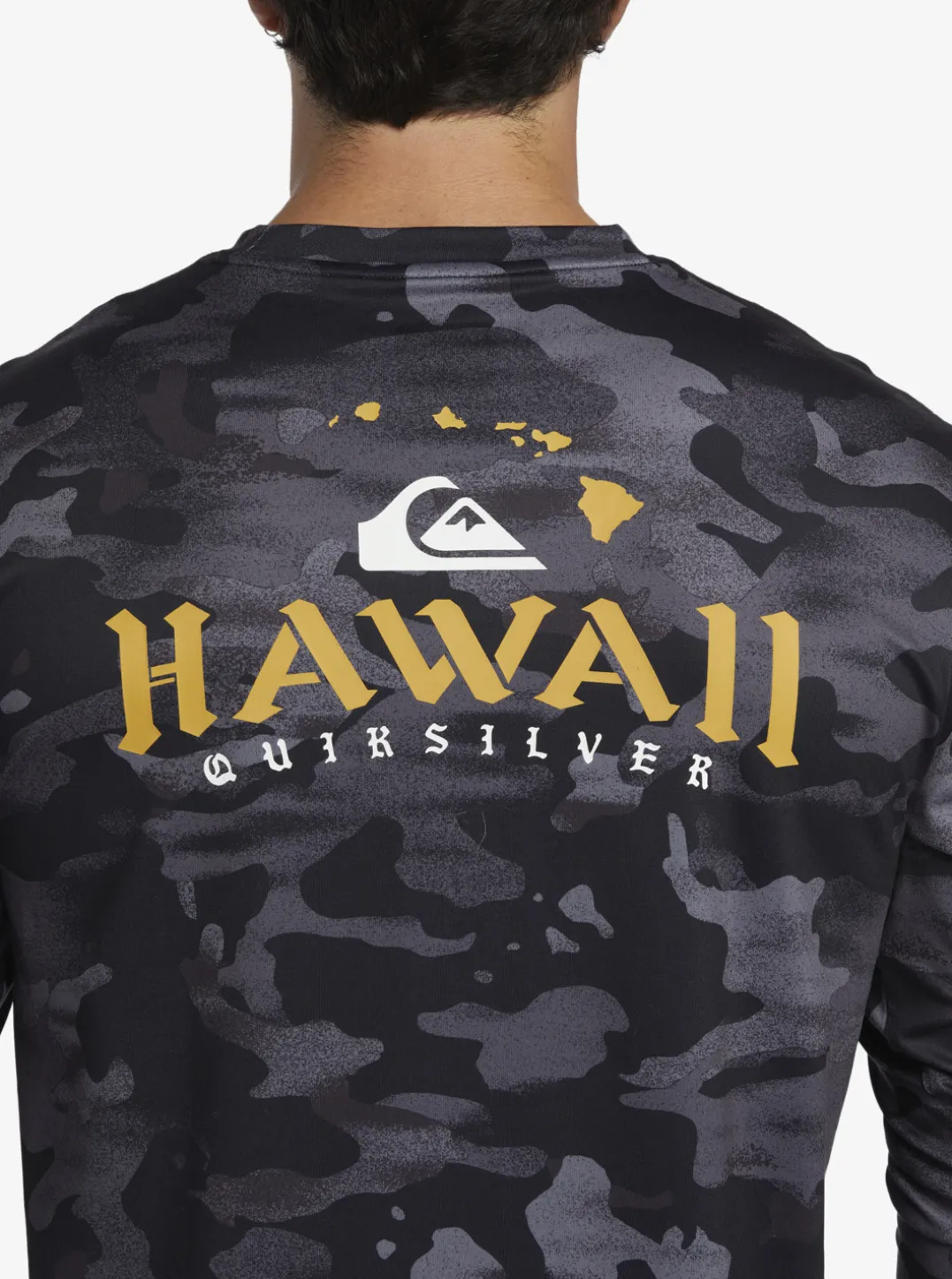 Mens Quiksilver Rashguards|Hi Royalty Surf Long Sleeve Upf 50 Surf T-Shirt