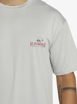 Mens Quiksilver Rashguards|Hi Royalty Surf Short Sleeve Upf 50 Surf T-Shirt