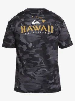 Mens Quiksilver Rashguards|Hi Royalty Surf Short Sleeve Upf 50 Surf T-Shirt