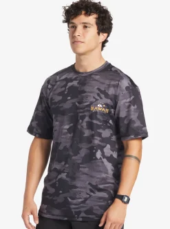 Mens Quiksilver Rashguards|Hi Royalty Surf Short Sleeve Upf 50 Surf T-Shirt