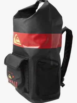 Mens Quiksilver Backpacks & Bags|Hi Sea Stash Roll-Top Surf Backpack