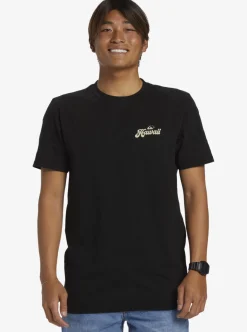 Mens Quiksilver Tees|Hi Water On The Brain T-Shirt